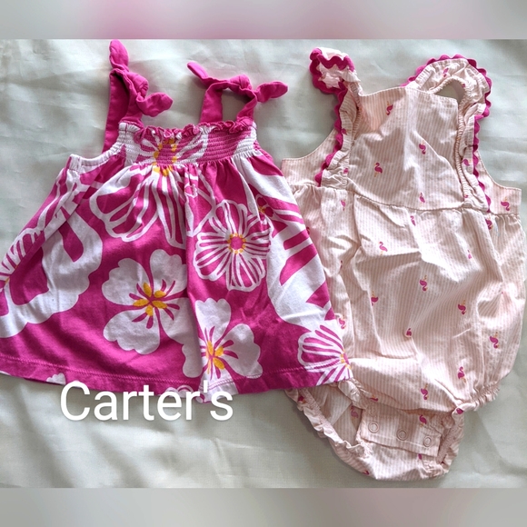 Bundle of Girls Tops and Romper - Picture 9 of 10